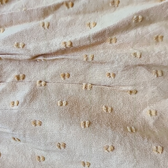 Old Navy Mustard Yellow Dot Dress with Peek a boo back - Picture 4 of 7